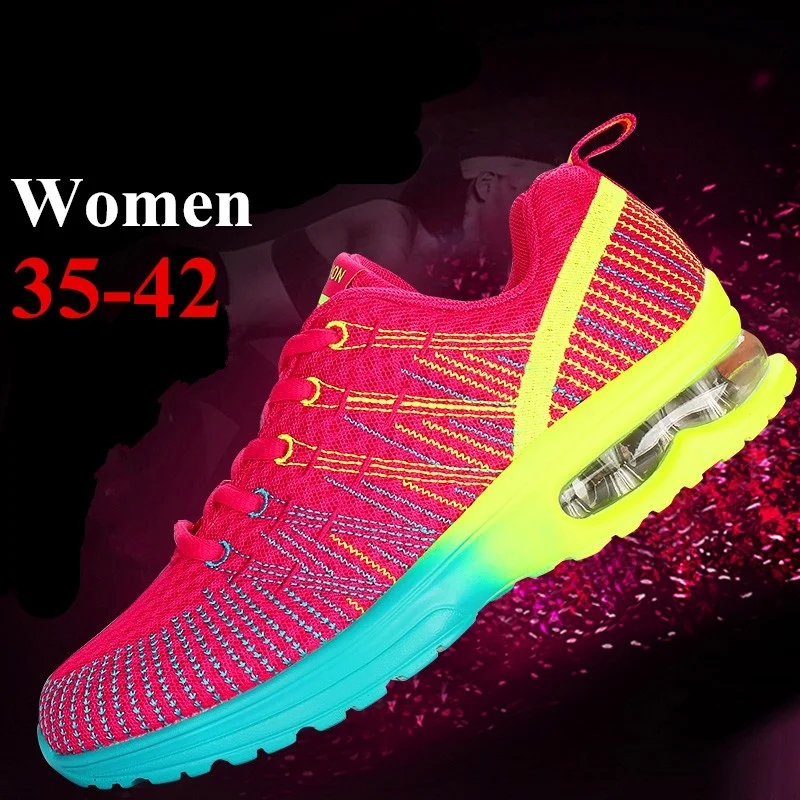 

Woman Air Damping Light Women Sneakers For Outdoor Comfortable Women Sneakers Shoes Women Breathable Sport Shoes (Size 35-42)