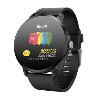 

V11 Smart Wristband Fitness Bracelet Heart Rate Big Touch Screen Message Heart Rate Time Bracelet Smartband