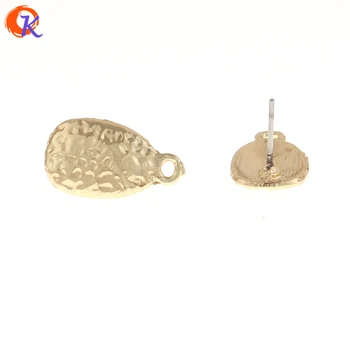 

Cordial Design 50Pcs 10*18MM Jewelry Accessories/Earring Stud/Gold Pear Shape/Zinc Alloy/DIY Parts/Hand Made/Earring Findings