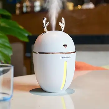 

Home USB Mini LED Night Light 450 ML White Air Humidifier