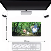 600*300 мм большой Totoros аниме игровой компьютер коврик для мыши коврики для ноутбука офисные мыши геймер мягкая Блокировка края игровой ПК коврик для мыши