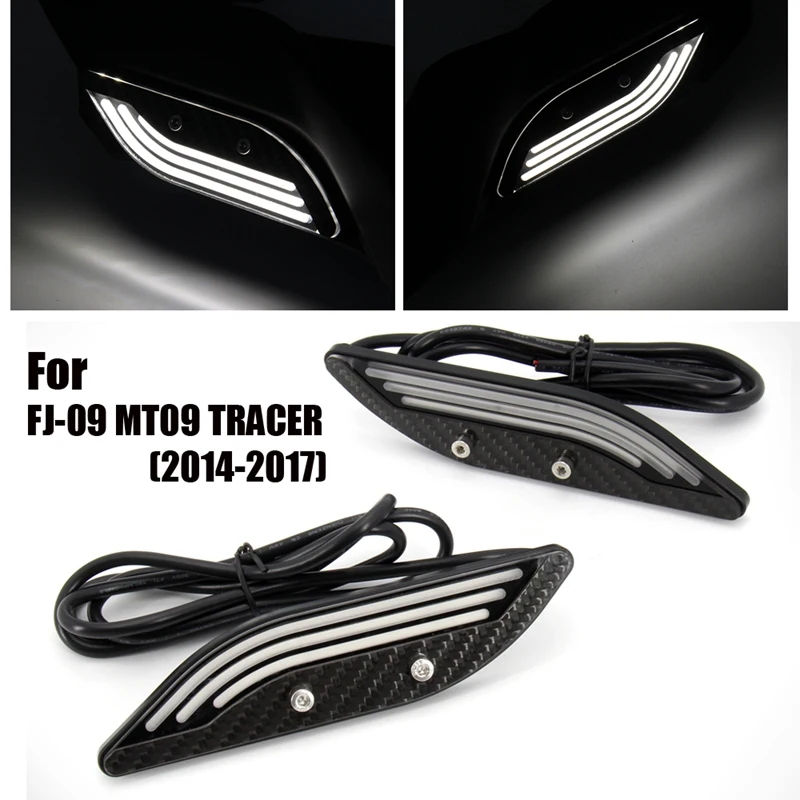 Motorcycle Hand Guard Decorative Lights Knuckle LED Kit for YAMAHA MT09 TRACER FJ-09 MT-09 2014 - 2017 |