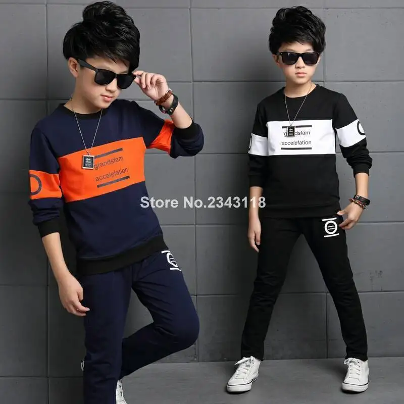 

Children's Clothes Sets Spring Autumn 2pc Suits New Kids Suits For Boys And Girls Long Sleeve Shirt+pan Sports Suits 3-12 Ages