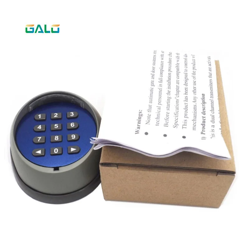 GALO Home smart password remote control keyboard Lock/gate opener/auto motor 315/433 Wireless password keypad GALO Home smart password remote control keyboard Lock/gate opener/auto motor 315/433 Wireless password keypad
