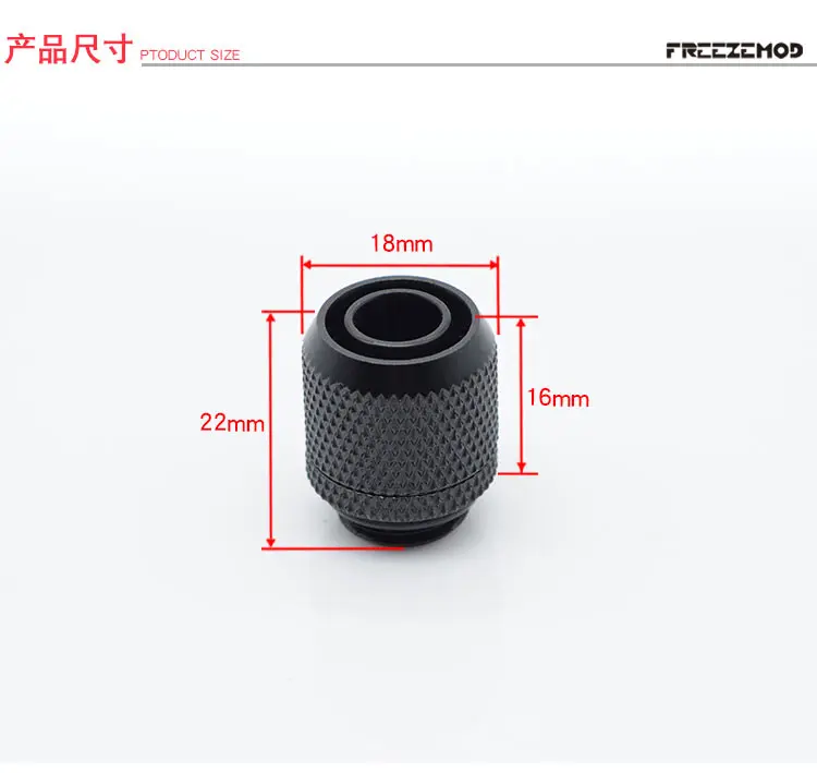 FREEZEMOD brass fitting Freezemod computer water cooler hose for 8*12mm