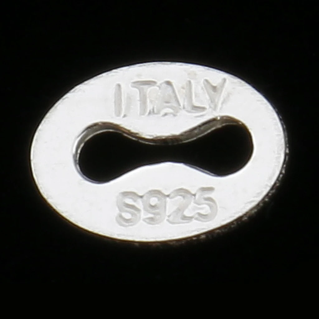 10pcs Chain Clasp End Caps Pure silver color 925 for Jewellery Findings Handcrafts