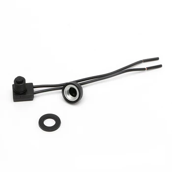 

12V Waterproof Push Button On Off Switch with 4" Leads for Motorcycle Car Boat