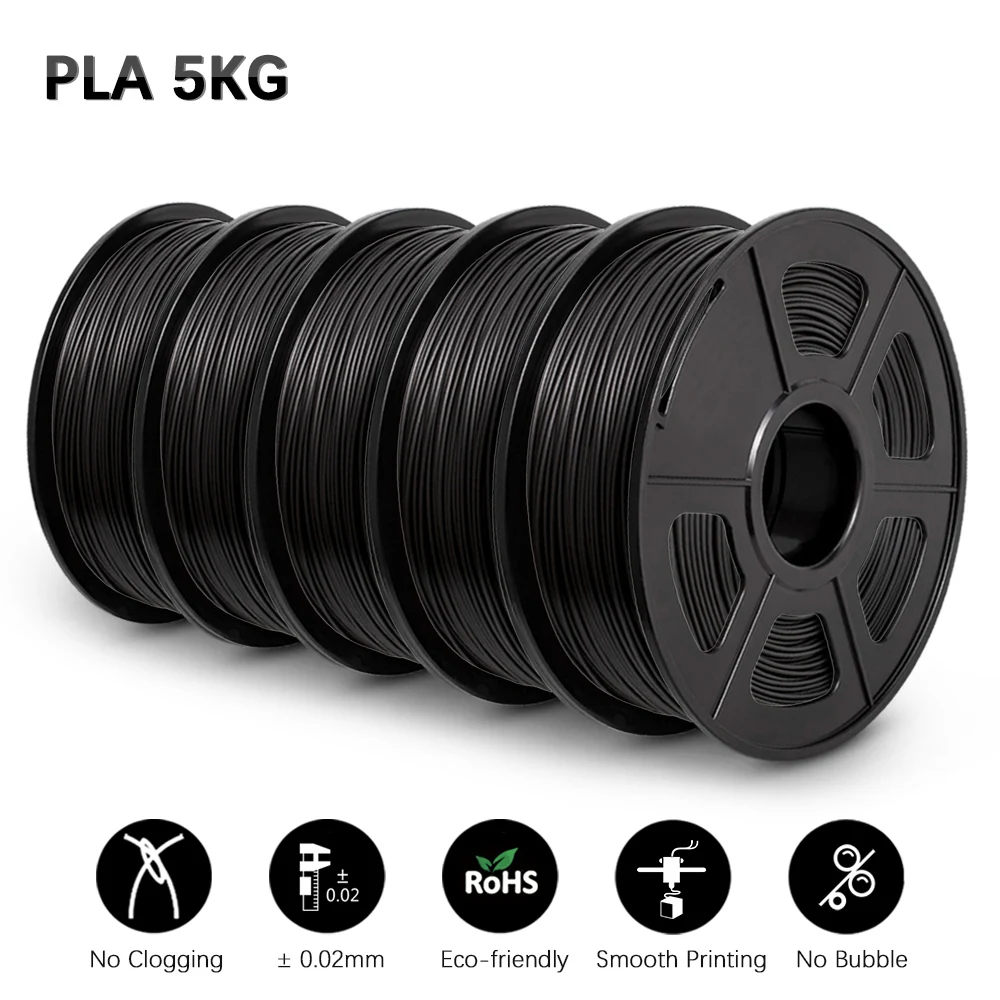 GOHIGH PLA Filament For 3D Printer Filament 5KG PLA  some PLA Color Biodegradable Eco-friendly Printing Materials 3d printer pla 3D Printing Materials