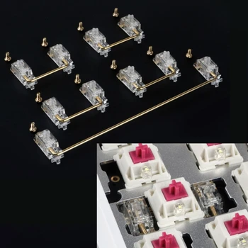 

Gold Plated 60% 87 Pcb Screw in Stabilizer Mechanical Keyboard Mounted Stabilizer Modifier Key Stabiliser Plate