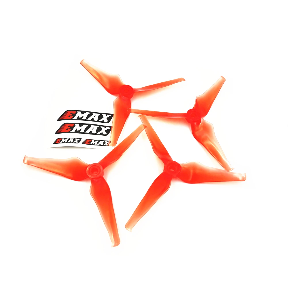 4pcs Red Propeller Blade Set for Inductrix Tiny Whoop BLH8700 BLH8580 Quadcopter 