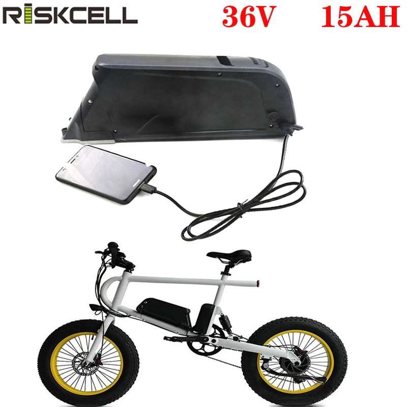 Электрический велосипед 36В 15ач Дельфин E-Bike литий-ионная аккумуляторная трубка
