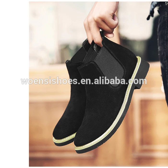 Мужские ботинки высокого качества; зимняя обувь из натуральной коровьей ...