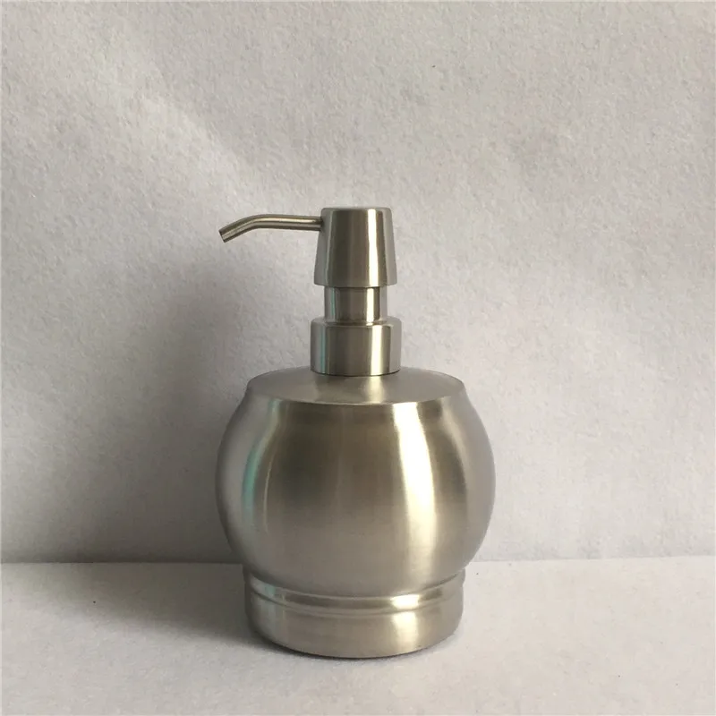 Currently Available 304 Stainless Steel Bath Lotion Bottle Rose Gold Hand Sanitizer Soap Dispenser Crestor Logo a Generation of
