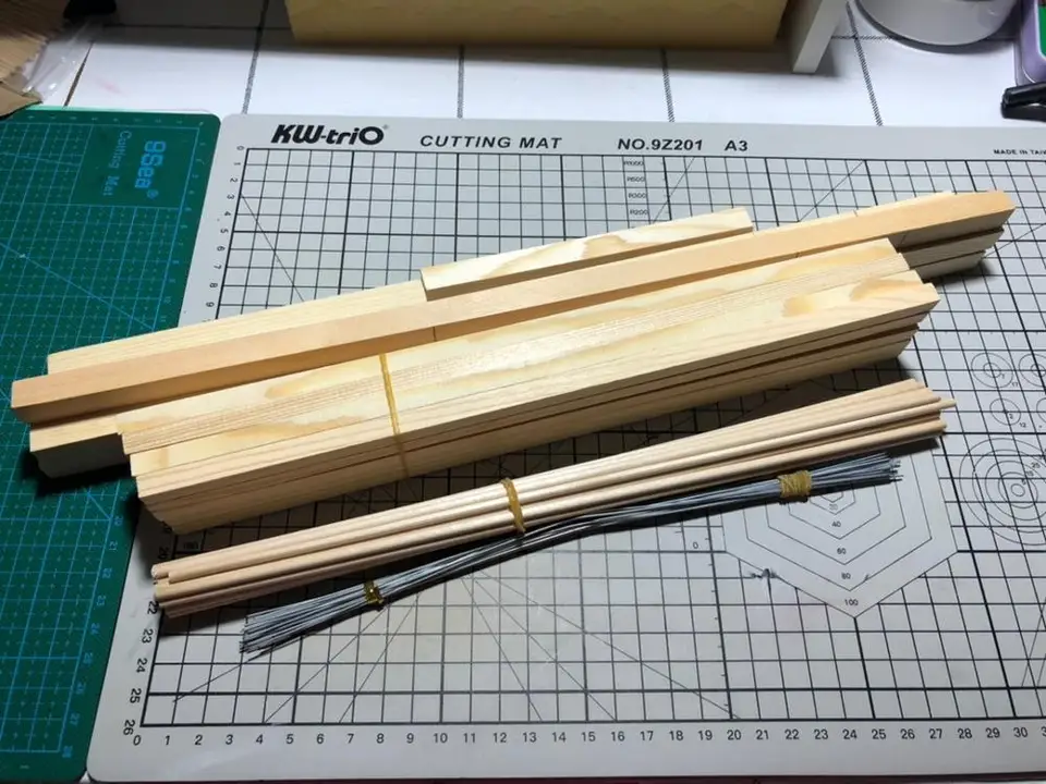 100 Bastoncini Di Legno Di Faggio - &Oslash; 4 Mm, Lunghezza 50 Cm, Per Fai Da Te E Modellismo
