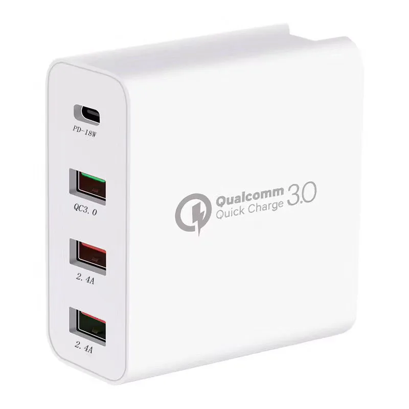 48 Вт QC 3,0 быстрое зарядное устройство 3,0 PD type C USB зарядное устройство для samsung iPhone huawei планшет быстрое настенное зарядное устройство США ЕС Великобритания AU переходник - Тип штекера: PD QC3.0 Charger