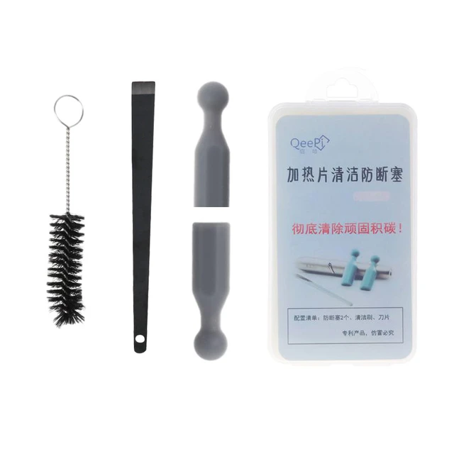 1set Silicone Plug Blade Cleaning Brush Tools Clean Protector Kit For Iqos  2.4/3.0/multi Heater Electronic Cigarette Accessories - Cd/dvd Player Bags  - AliExpress