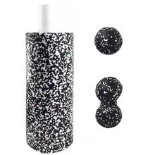 Массажер для йоги Йога блок Пилатес Пена Ролик в виде колонны Массажный мяч ролик арахисовый Массажный мяч ролик для боли в спине жесткие мышцы