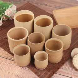 1 Pc Natural Water Tea Beer Bamboo Carved Cup Coffee Juice Milk Drinking Mug Hot Cup