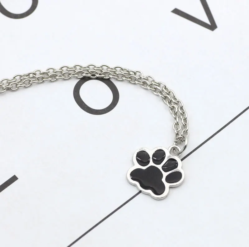Fashion Dog Paw Cat Footprint Necklace for Women - PeticaDeals