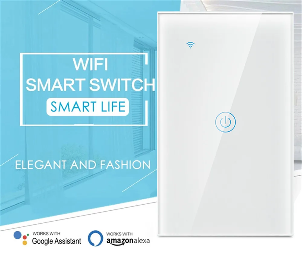 1/2/3 Smart Wifi светильник выключатель Smart Применение Wi-Fi настенный выключатель лестницы переключатель