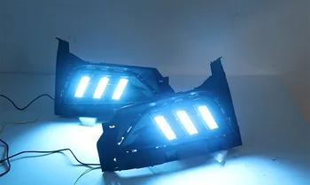 

Fast delivery Led daytime running lights+moving turn signal+blue night mode+remote control for volkswagen polo 2019