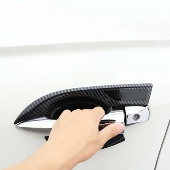 

4*Carbon Fiber Car Exterior Door Handle Bowl Cover Trim For Nissan Altima 2019 Check The Installation