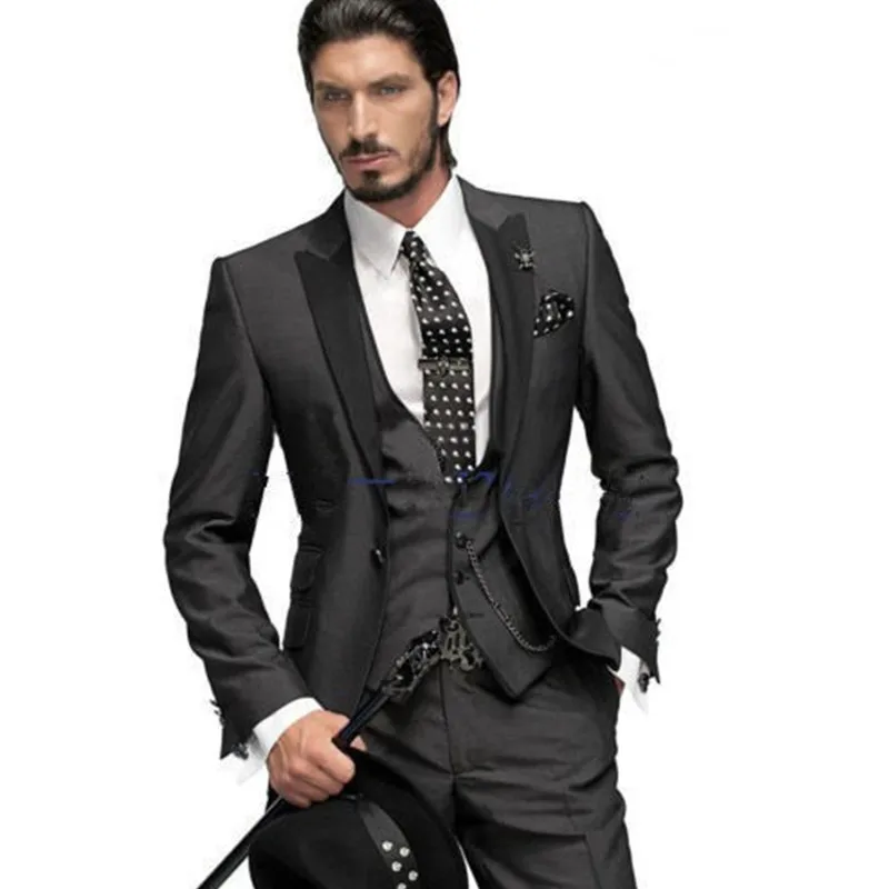 33... new 2019 weddingparty suits party dressLounge & Wedding Tuxedos wedding suits(Jacket+Pants+Vest+Tie)