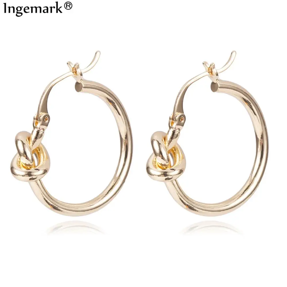

Ingemark Punk India Snake Shape Hoop Earring for Women Best Aros Steampunk Round Circle Hoop Earrings Brinco Fashion Ear Jewelry