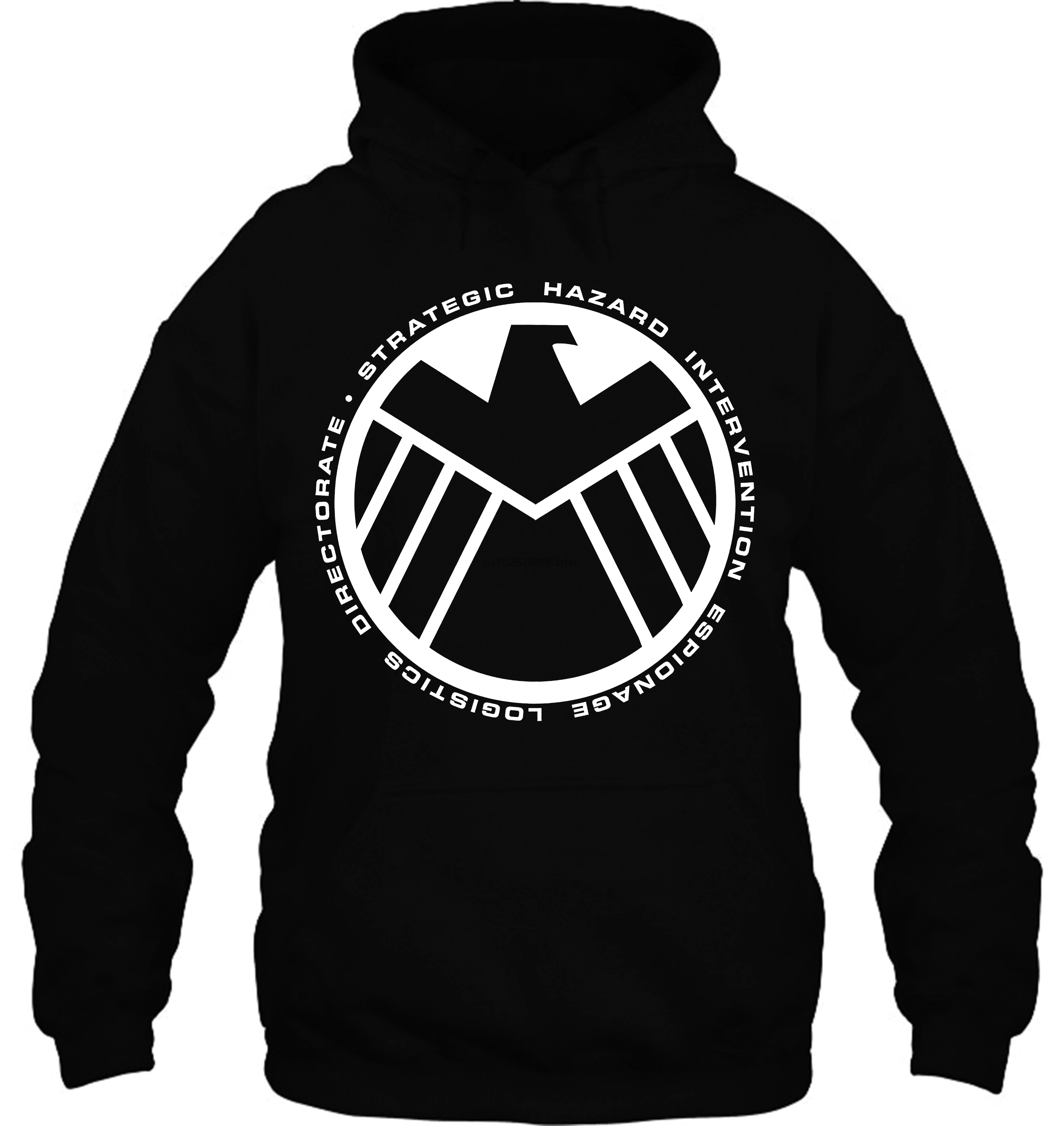 Мужская толстовка с капюшоном Мстители Agentes de SHIELD CARICATURA regalo camiseta GRATIS GB Cool casual pride Мужская Унисекс женская уличная одежда