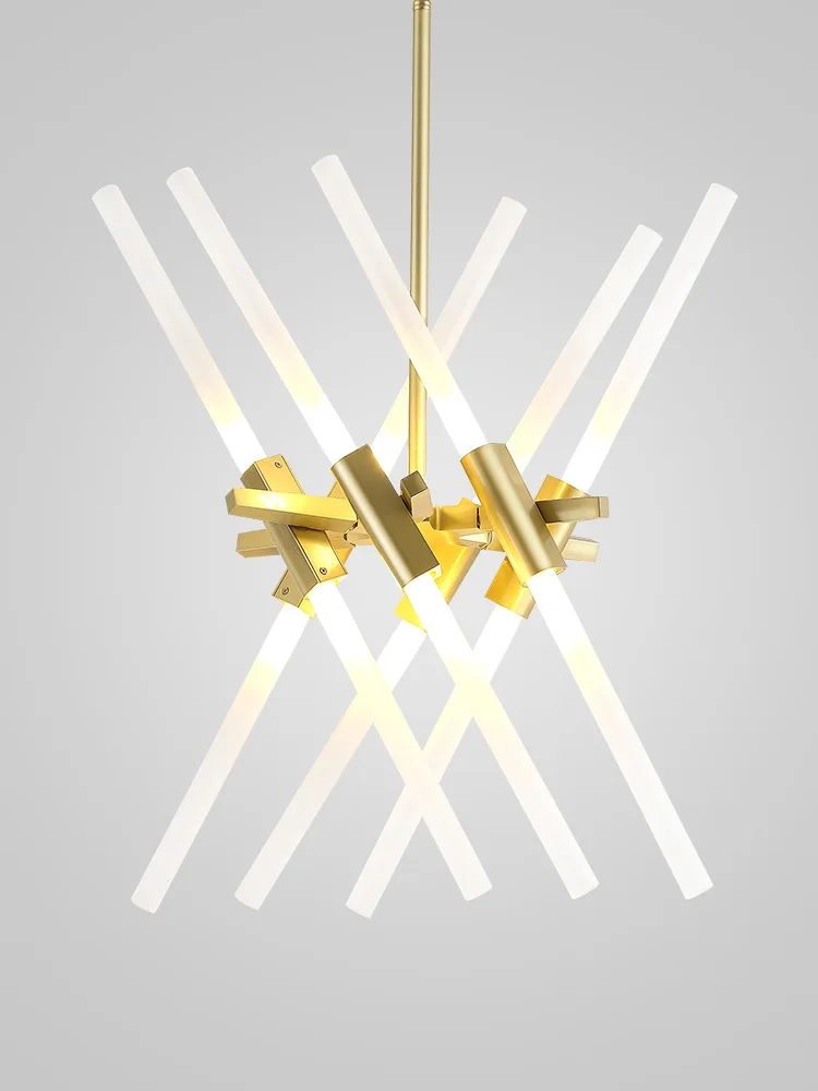 

Modern simplicity Golden/Black LED chandelier lighting Nordic Aluminum rotatory hanging lamp living room restaurant fixtures