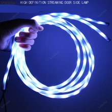 Украшение автомобиля свет двери свет Красочные боковые двери шасси свет поворота направляющий свет бар атмосфера свет модификация CD50 Q04