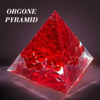 

Red Jasper Pyramid Stone Orgorne Natural Gemstone Organit Quartz Crystal Energy Circle Healing Fengshui Home Decor Crafts Gift