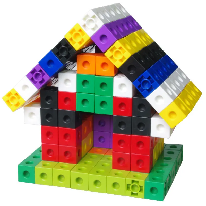 

Morning Breeze Educational Plastic Cube Fight Inserted Resolver Granule Building Blocks Kindergarten CHILDREN'S Intelligence Toy
