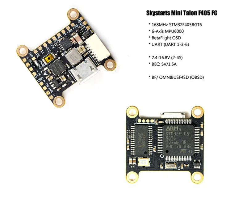 20x20 мм Skystars мини Flytower F4 OSD Контроллер полета и 15A 20A BL_S 4в1 ESC и 40CH 48CH 25/100/200 мВт VTX для Радиоуправляемый fpv-дрон