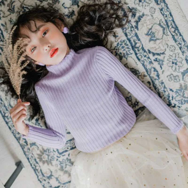 

Back To School Clothing Baby Knitwear Girls Sweaters 2019 Winter Teen Kids Sweaters Toddler Girls Autumn Sweater Knitted Tops