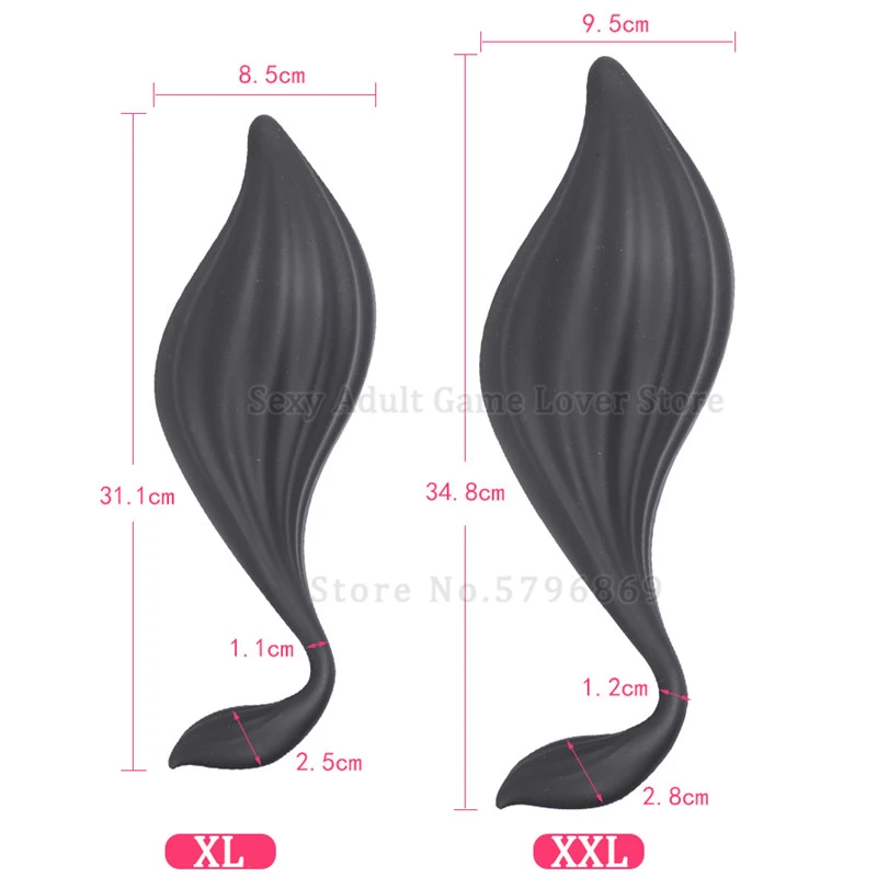 2021New Anal Plug Expansion Big Butt Plug Huge Fox tail Soft Silicone Famale Masturbator Prostate Massager Sex Toy For Men Gay 6