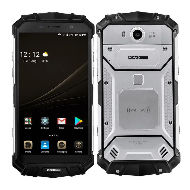 Doogee S60 смартфон с 5 2 дюймовым дисплеем восьмиядерным процессором Helio P25 ОЗУ 6 ГБ ПЗУ