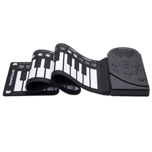 49-клавишная складное портативное фортепиано в рулоне силиконовый Портативный портативное фортепиано в рулоне для детей начинающих электронного фортепиано