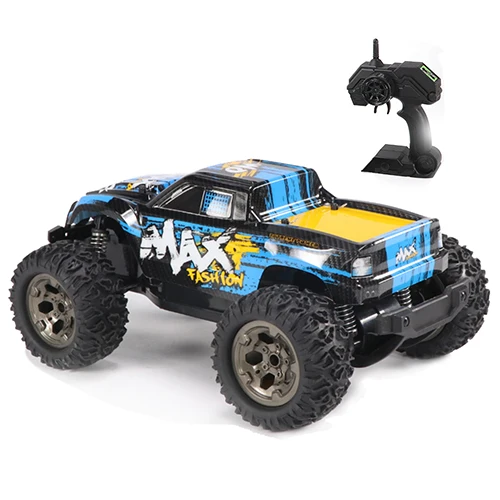 1:12 2WD RC Cars 2.4G Remote Control Bigfoot Car Toys Buggy High Speed 25KM/H Off-Road Vehicle Toys for Children Kids Best Gifts - Цвет: Blue