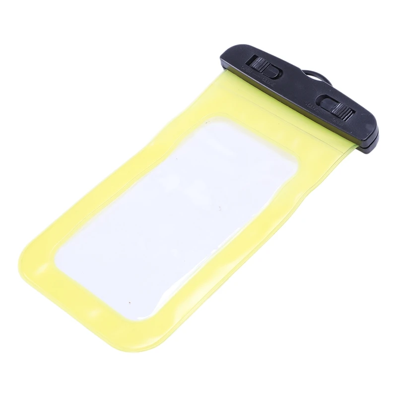 Universal Waterproof Swimming Bags Pouch Cell Phones Portable Bag Convenient To Use Lightweight Useful,Yellow