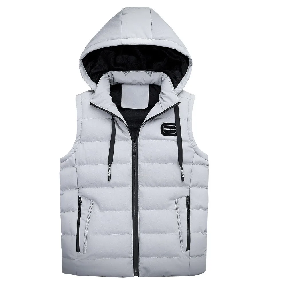 Мужской осенний и зимний жилет рекламирует мужчин t хлопок пальто волонтер Англия жилет новые продукты среднего возраста AliExpress поставка