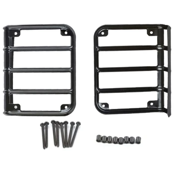

Light Guard Covers for Rear Taillights for 2007-2018 Jeep Wrangler JK Unlimited (Tail Light)
