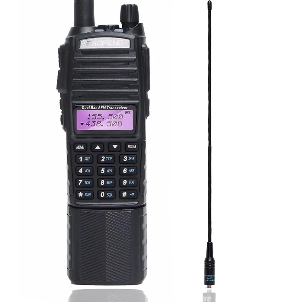 add 771 antenna BaoFeng UV-82T трехдиапазонный 136-174/220-260/400-520 МГц расширенная батарея двойная антенна 2-PTT Amatuer Ham портативная рация - Цвет: add 771 antenna