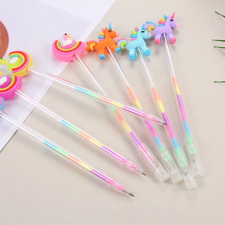 24 шт. креативные канцелярские принадлежности цветная гелевая ручка для