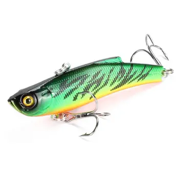 

1 pieces VIB ice fishing lure soft lead bait 7cm/17.8g Isca artificial bait sinking Wobbler winter fishing equipment 10 colors