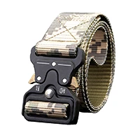 Camouflage plain Тренировочный открытый пояс Кобра Пряжка нейлон Горячая 3,8 см мужской многофункциональный военный вставить пряжку тактический ремень камуфляж - Цвет: Camouflage plain