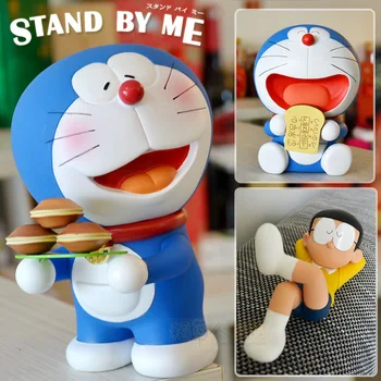 

18cm Doraemon Stand by me Memory bread Dorayaki Doraemon PVC Model Action Figure toy Car Ornament Collectible Model Toy Gifts
