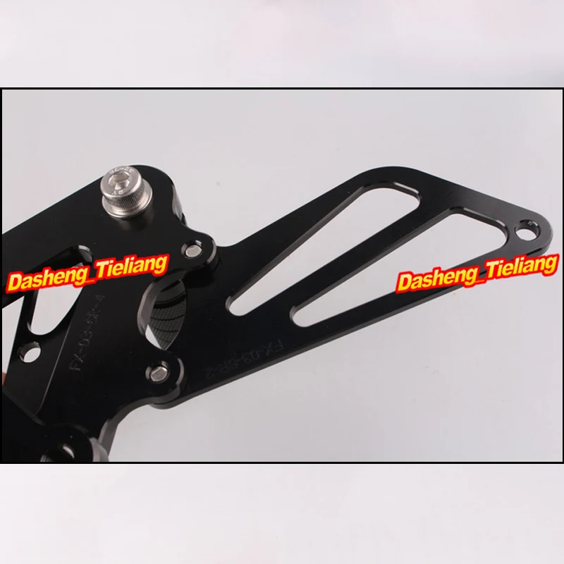 Adjustable Foot Pegs Rear Set Footrests Replacement Kit For Kawasaki Ninja ZX6R 2003 2004 Motorcycle Accessory Parts