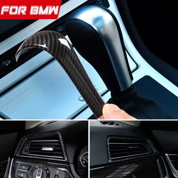 

Back row Air Vent Decorative Sticker carbon fiber Console CD Panel Decoration Frame Cover Trim For BMW 5 Series GT F10 F07