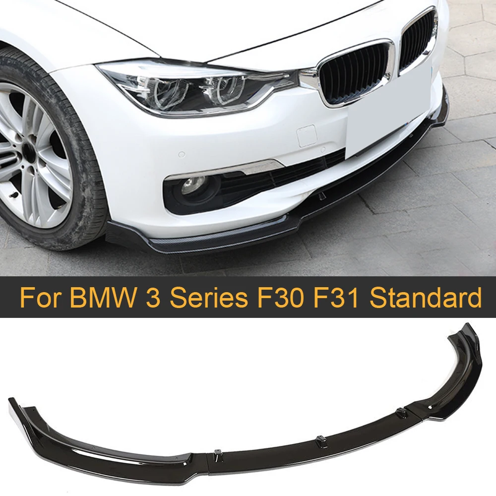 Автомобильные разветвители для переднего бампера F30 F31 BMW 3 серии Standard 2013 2018 ABS Carbon